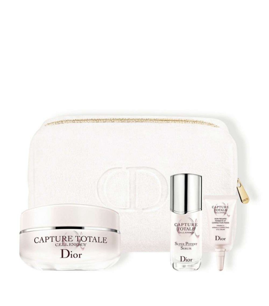 Beauty Gift Sets * | Promo Dior Capture Totale Total Anti-Aging Skincare Ritual White Skincare Gift Sets