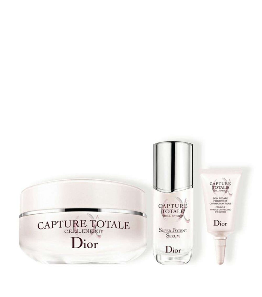 Beauty Gift Sets * | Promo Dior Capture Totale Total Anti-Aging Skincare Ritual White Skincare Gift Sets