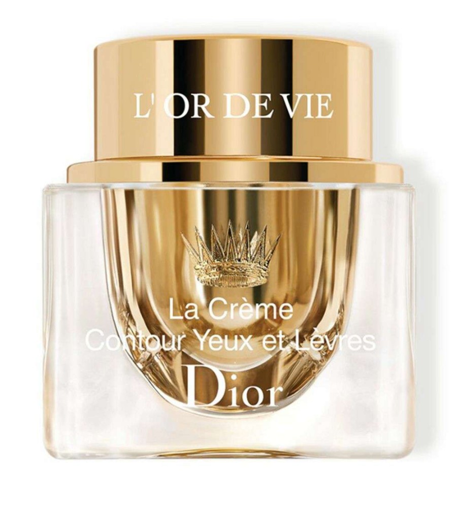 Skincare * | Hot Sale Dior L'Or De Vie La Creme Contour Yeux Et Levres (15Ml) Eye Creams