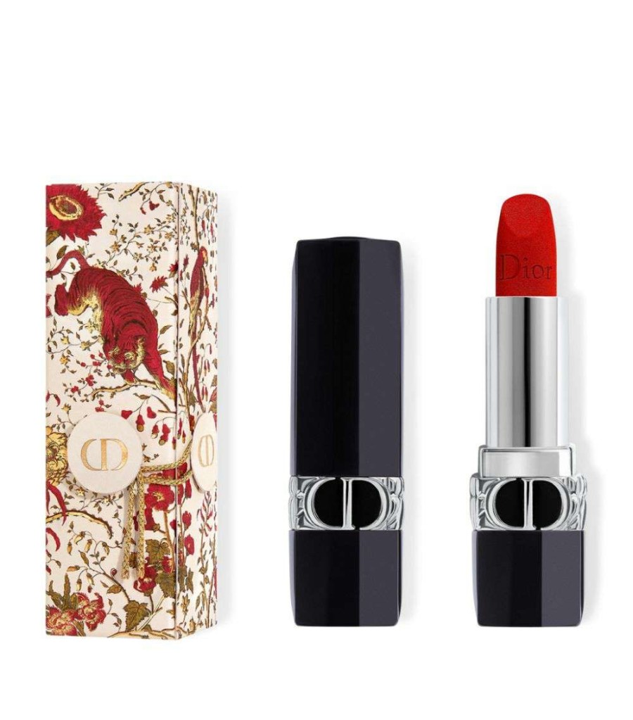 Make-Up * | Discount Rouge Dior Lunar New Year Limited Edition Lipstick 999 Make-Up Gift Sets