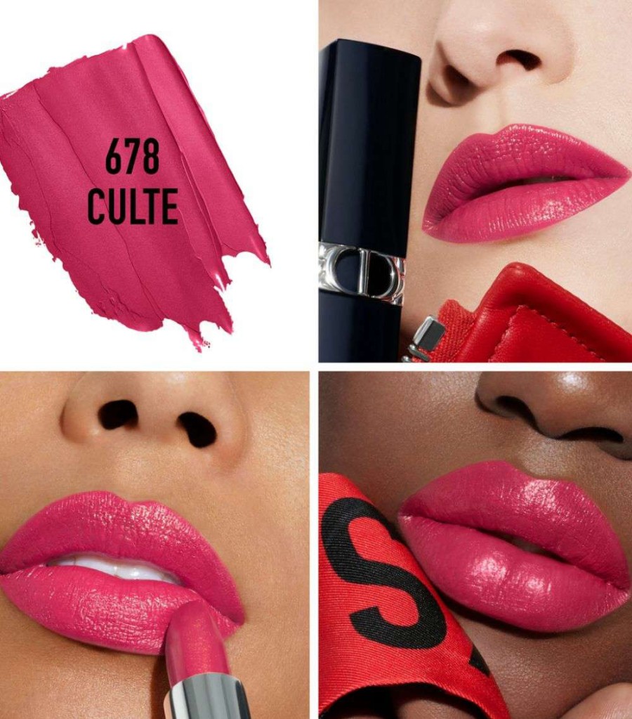 Make-Up * | Deals Rouge Dior Couture Colour Lipstick Refill 678 Culte Lipsticks