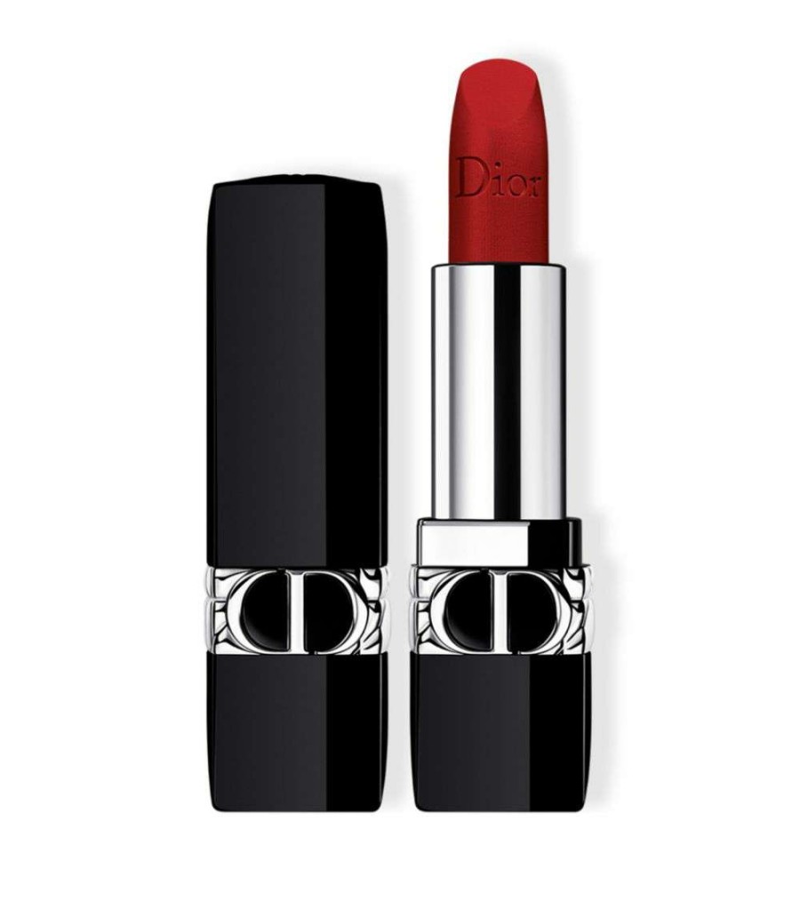 Make-Up * | Coupon Rouge Dior Couture Colour Velvet-Matte Refillable Lipstick 760 Favorite Lipsticks