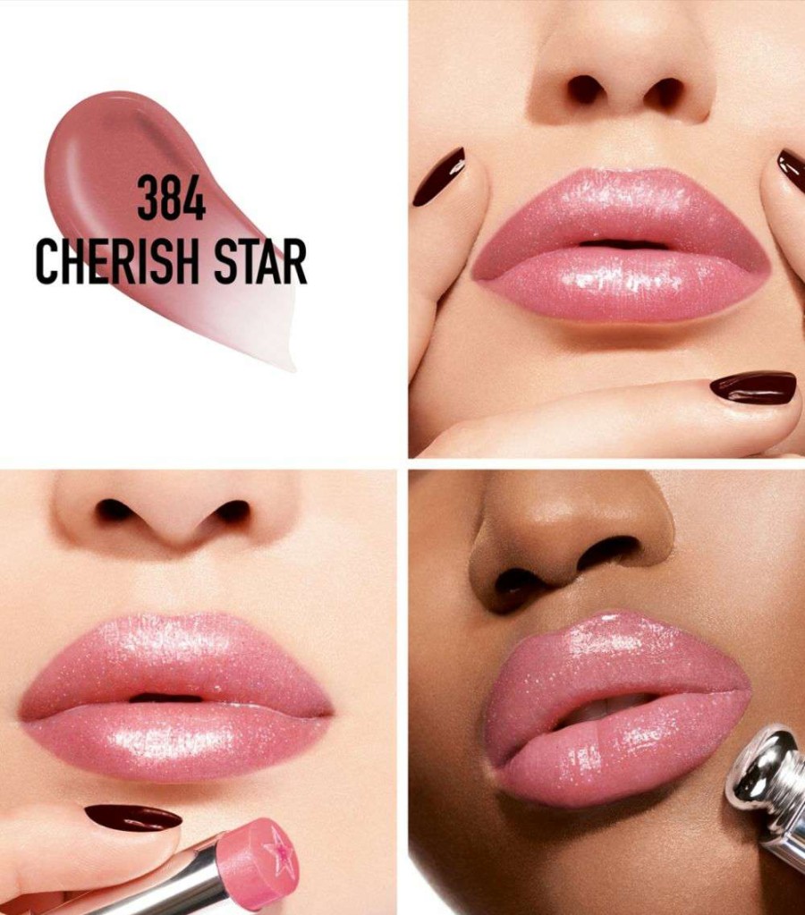 Make-Up * | Cheapest Dior Addict Stellar Halo Shine Lipstick 384 Cherish Star Lipsticks